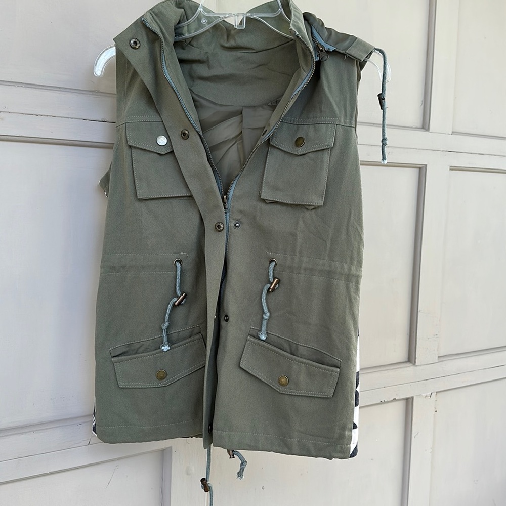 Fall Vest with Hood